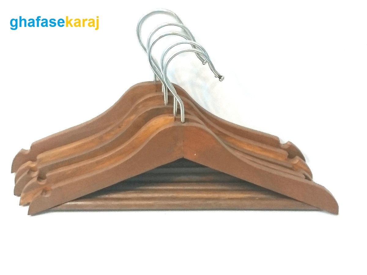 تصویر چوب لباسی چوبی (بچه گانه)