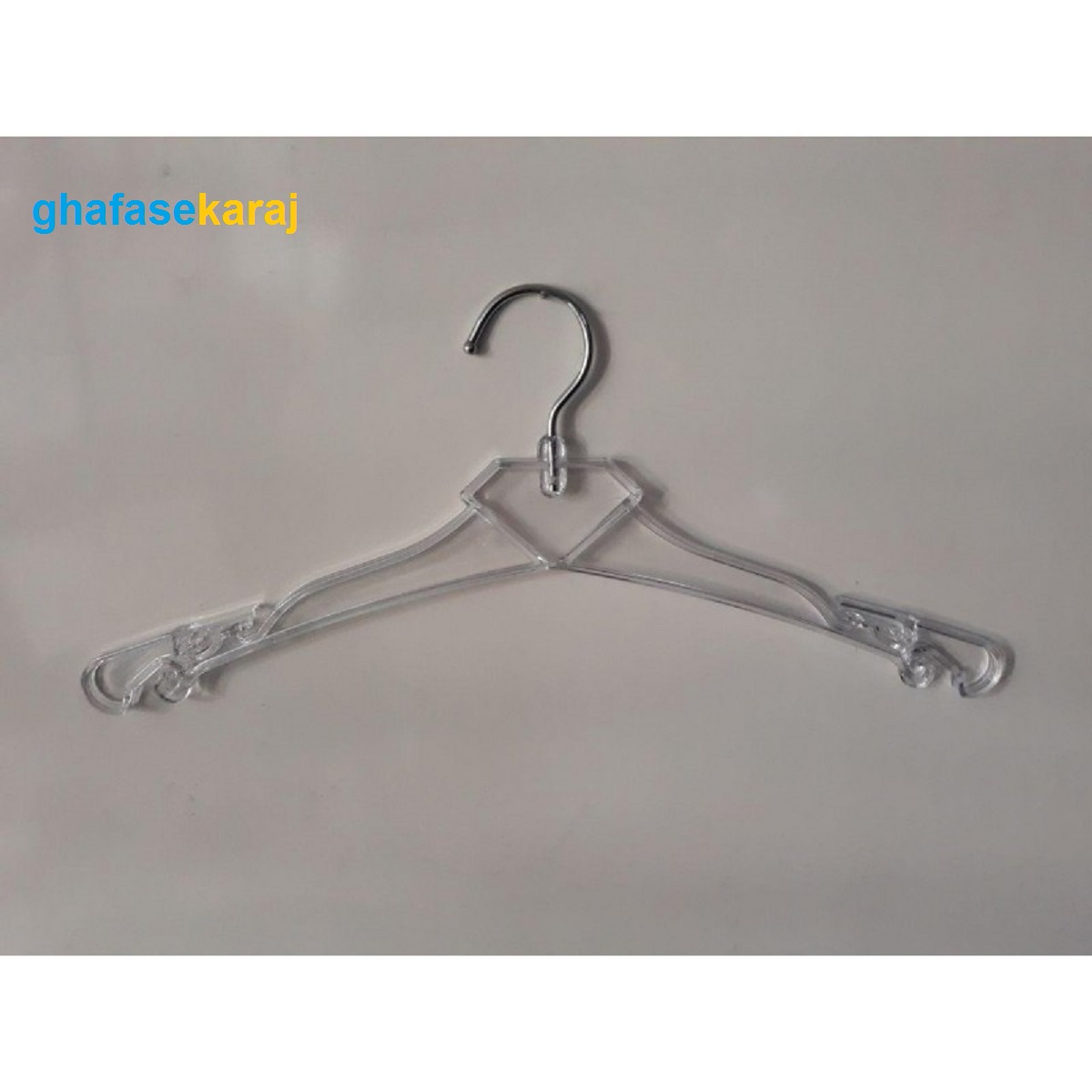 تصویر چوب لباسی کریستالی فشن
