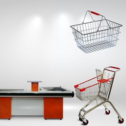 نمایش محصولات در دسته چرخ خرید و سبد خرید تصویر برای گروهچرخ خرید و سبد خرید