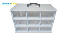 نمایش جزئیات برای جعبه ابزار کشو الکترونیک 9 کشو بزرگ تصویر جعبه ابزار کشو الکترونیک 9 کشو بزرگ
